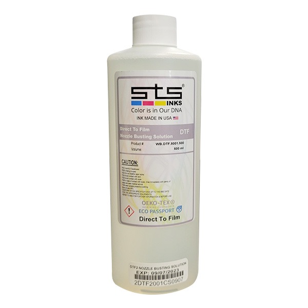 Direct to Film Nozzle Busting Solution 500ml Direct to Film Nozzle Busting Solution 500ml - Image 1