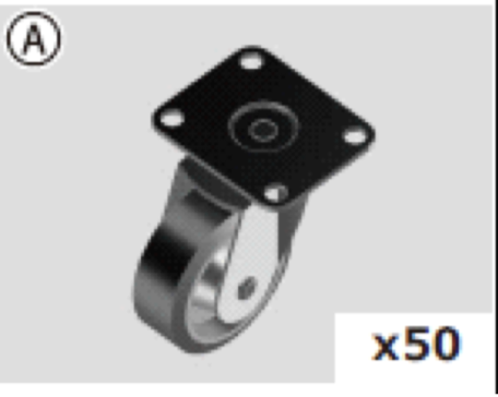 Screenshot 2026-03-17 at 5.33.26 AM Caster Assembly for XPJ-1682D - Image 1