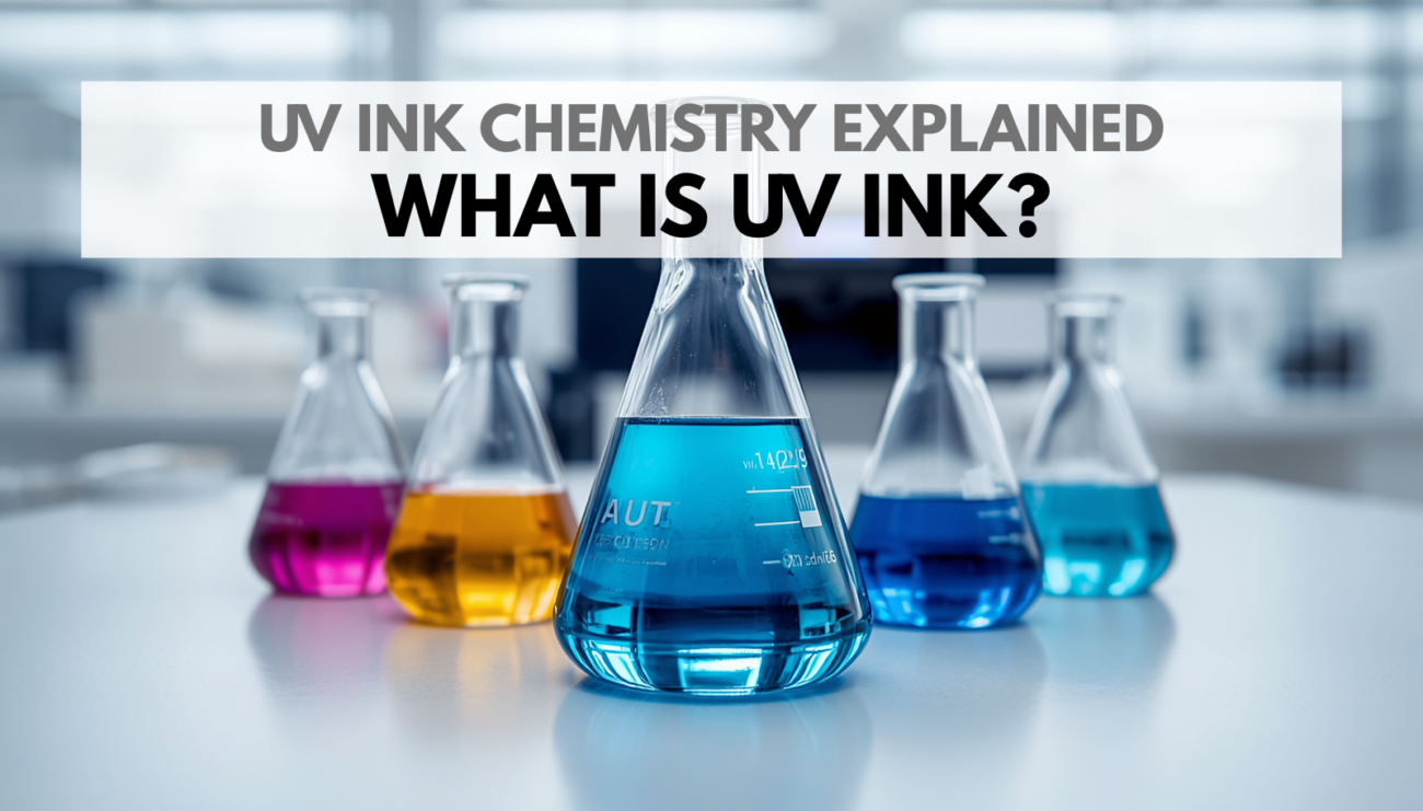 What is UV ink for printing - UV ink chemistry explained diagram
