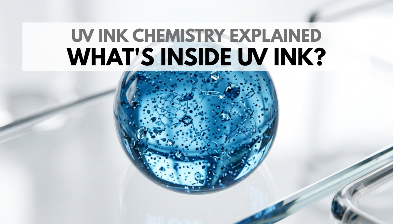 UV ink chemistry explained - what's inside UV ink for printing